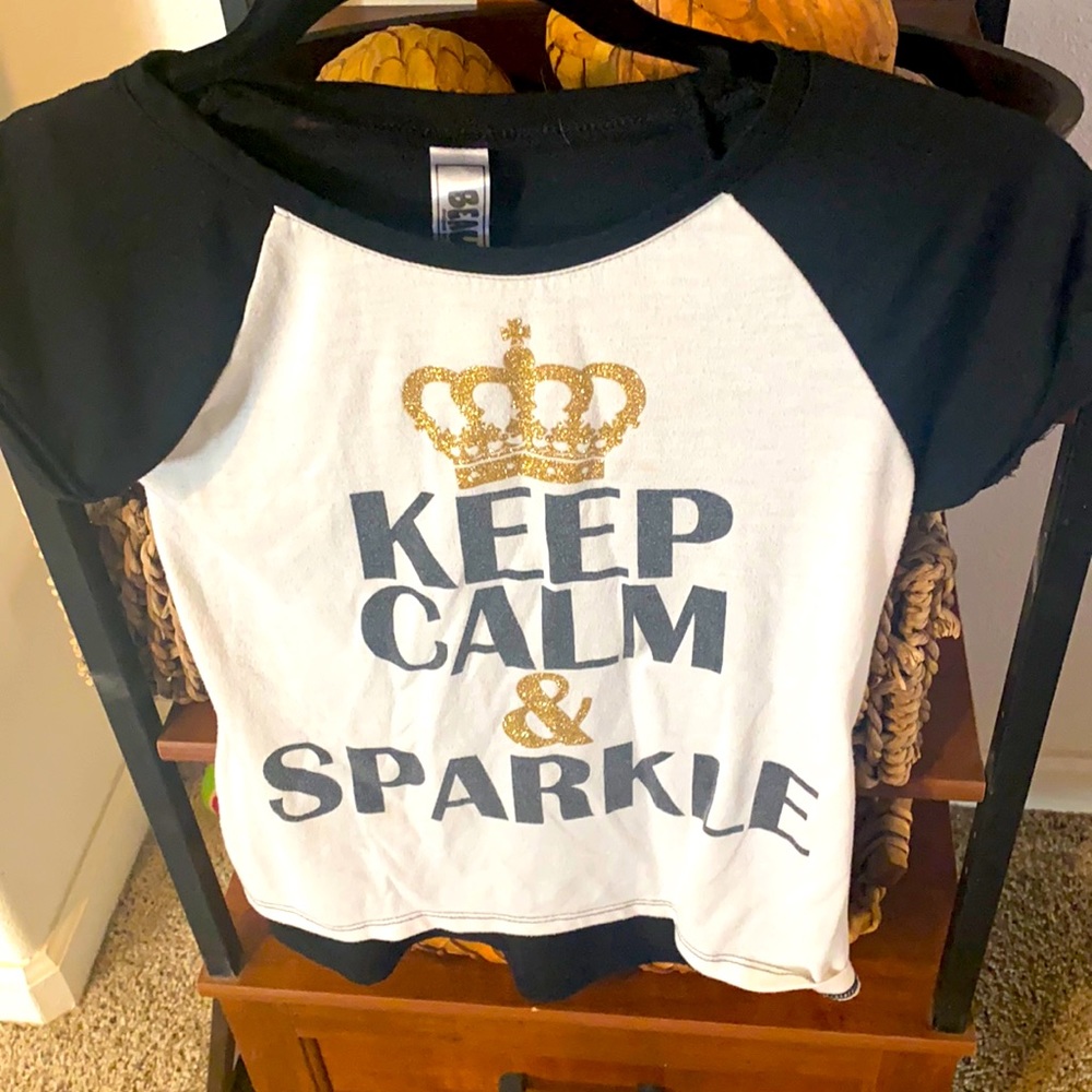 Beautees top - Keep Calm & Sparkle